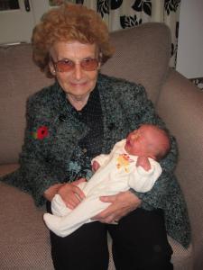 83 years difference - to the day!