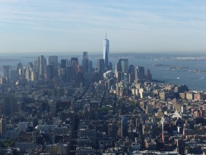 The view South from the Empire State Building 