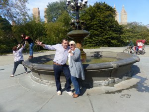 The fountain at the start of Friends