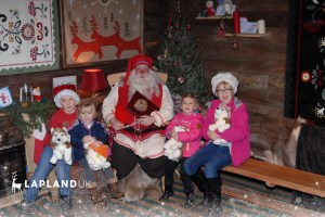 With the lovely huskie presents