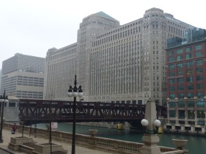 Merchandise Mart - the second largest building in the US (after the Pentagon in case you were wondering!)
