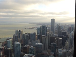 The view from the Hancock Tower
