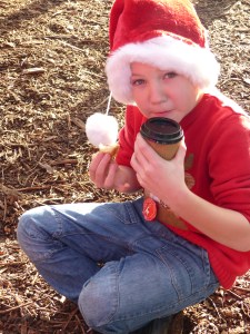 Hot chocolate (not gluhwein - honest!) 